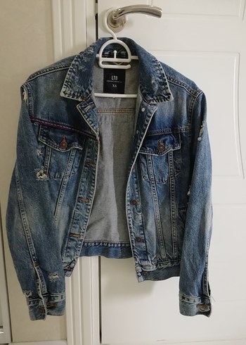 LTB Mavi Yikamali Rahat Denim Ceket