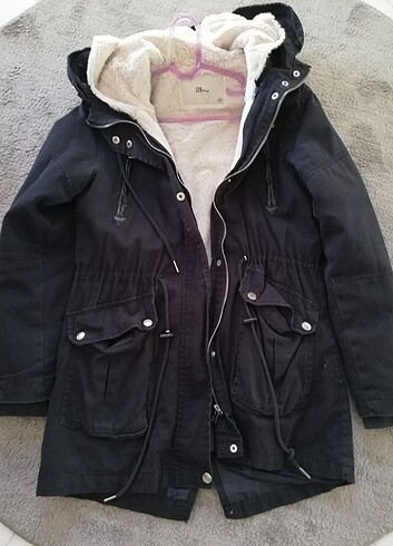 LTB lacivert uzun kışlık mont 