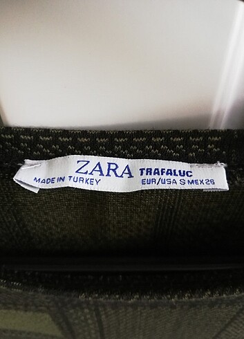 xs Beden Zara yeşil elbise 