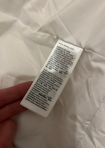 Tommy hilfiger beyaz kaz tüyü mont - Görsel 4