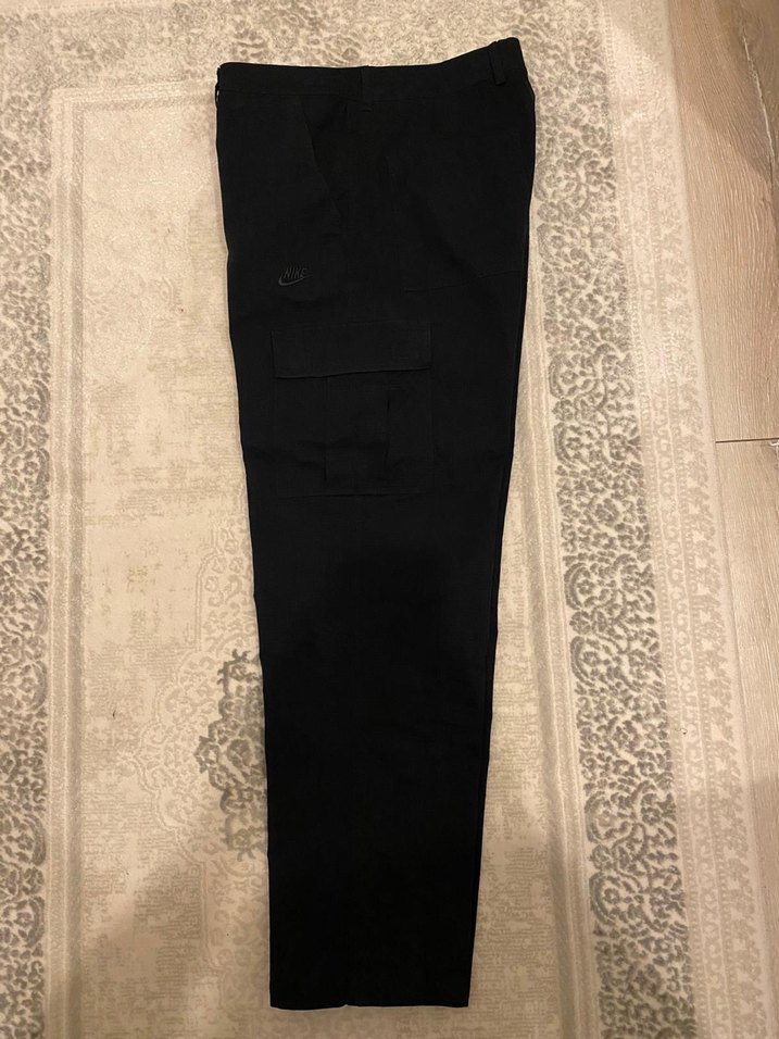 Nike erkek siyah kargo pantolon - Görsel 2