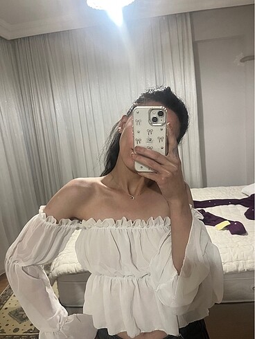 Diğer Şifon crop üst