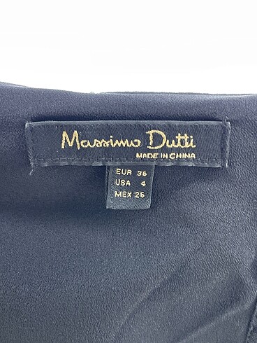 36 Beden siyah Renk Massimo Dutti Uzun Tulum %70 İndirimli.