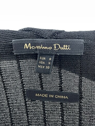 38 Beden siyah Renk Massimo Dutti Uzun Elbise %70 İndirimli.