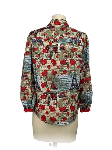 l Beden Moschino Gömlek %70 İndirimli.