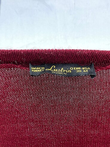 38 Beden bordo Renk PreLoved Kısa Elbise %70 İndirimli.