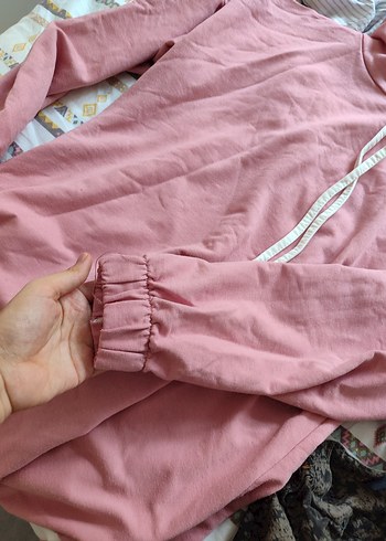 Pembe Salaş Tunik Midi Boy