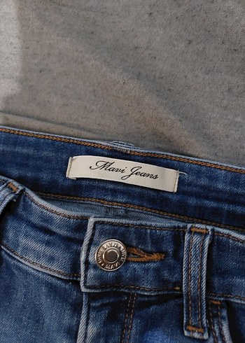 xs Beden Mavi Vanna Vintage Denim Mini Şort