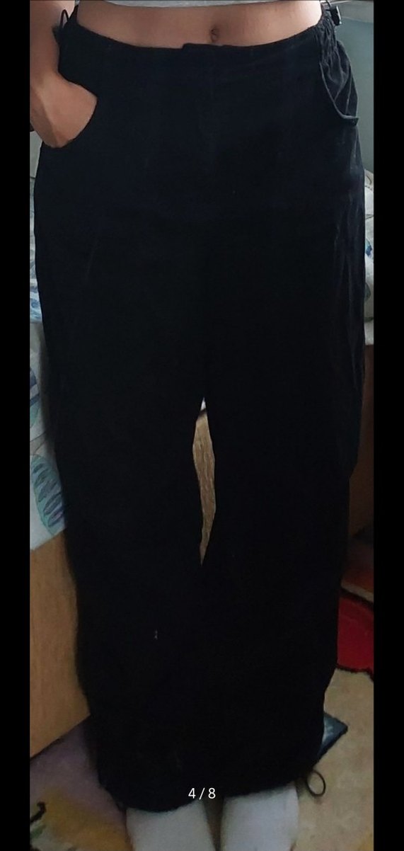 Stoperli Baggy Paraşüt Pantolon - Görsel 2