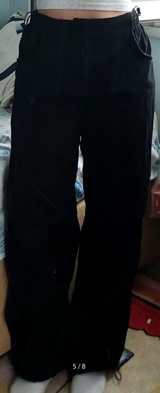 Stoperli Baggy Paraşüt Pantolon - Görsel 3