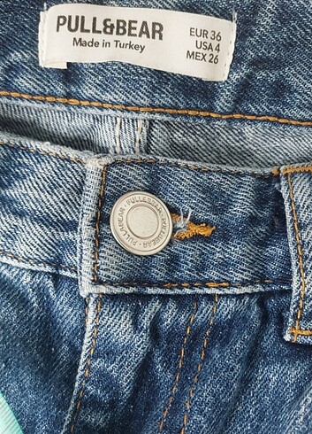s Beden Pull&Bear Orta Bel Jean
