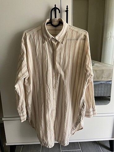 Çizgili oversize tunik