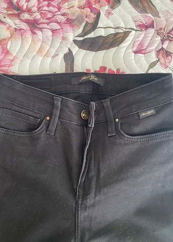 Dar paça siyah jean