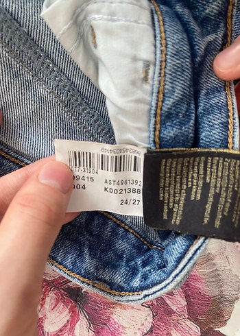 diğer Beden mavi Renk Mom jean