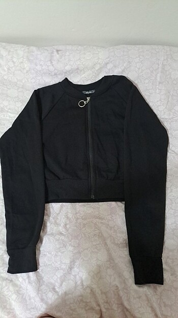 Crop hırka 
