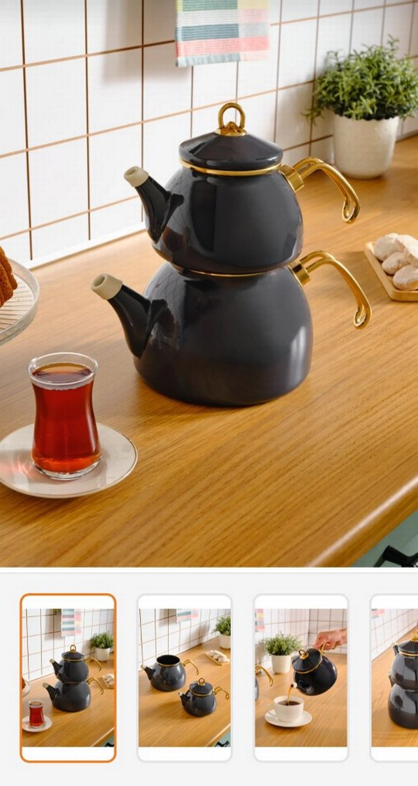 Karaca retro çaydanlık - Görsel 2