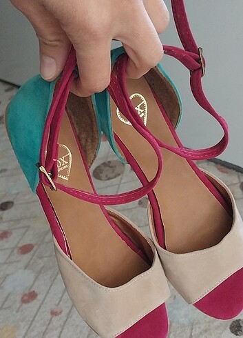 35 Beden Foxshoes süet sandalet