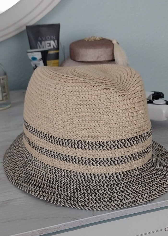 Çocuk hasır şapka  - Görsel 2