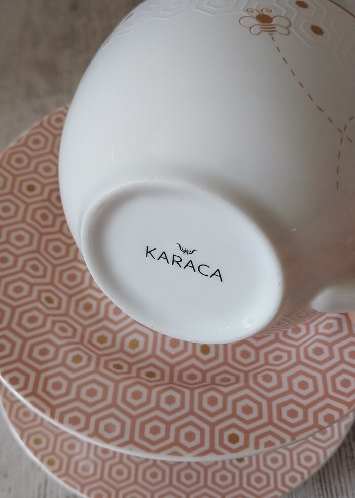 Karaca ikili çay fincan - Görsel 3