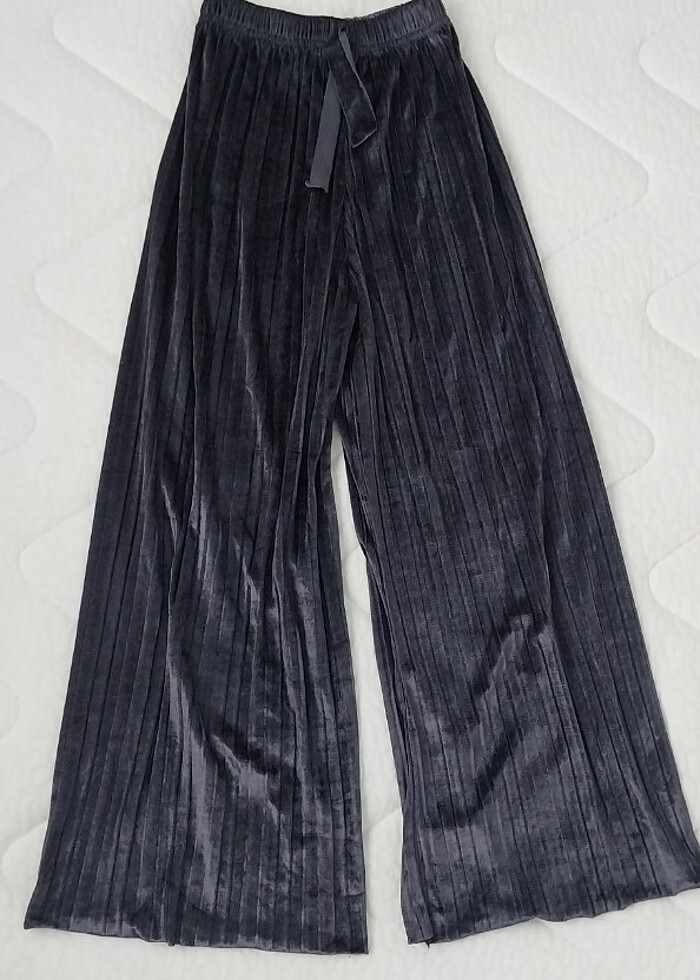 Piliseli kadife pantolon  - Görsel 2