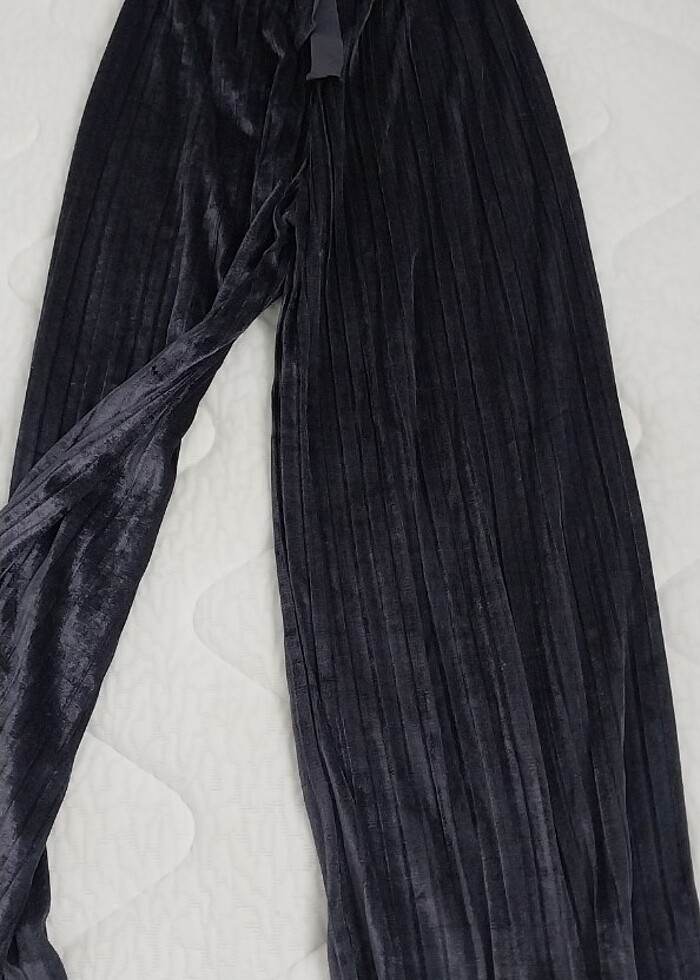 Piliseli kadife pantolon  - Görsel 4