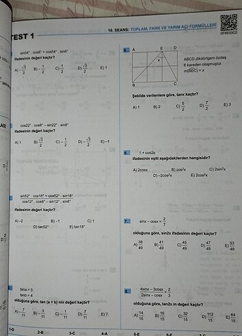  Ayt matematik 40 seans okyanus soru bankası 