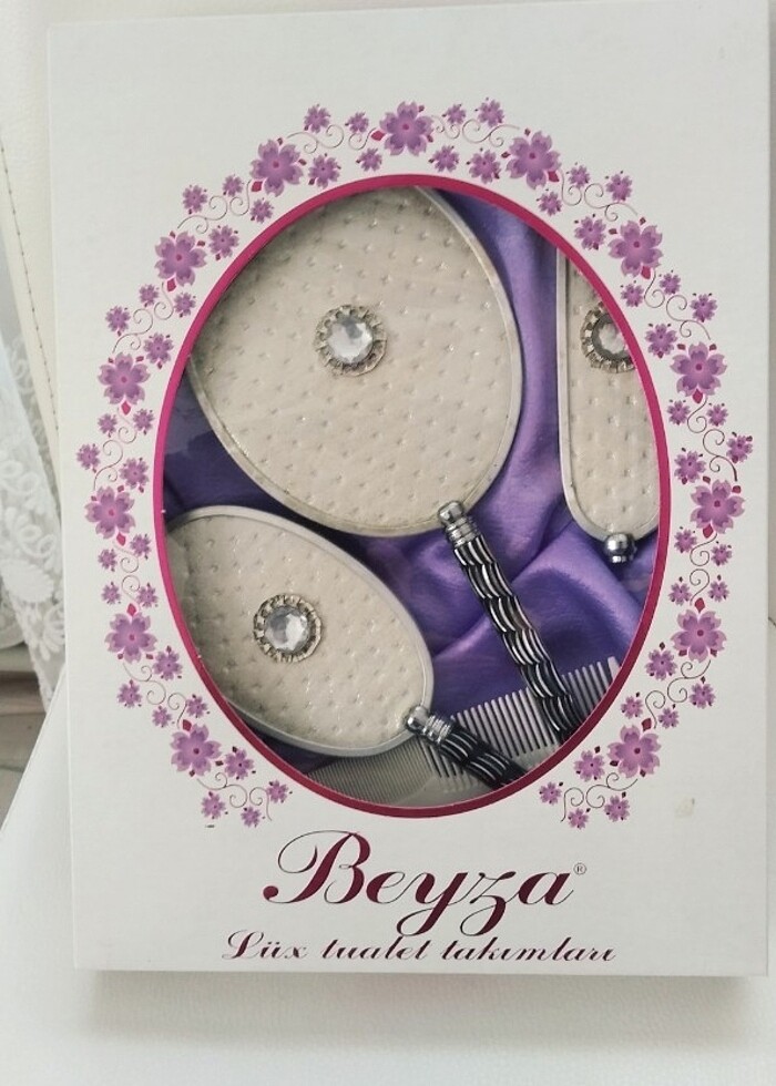 Çeyiz bohçalarına ayna tarak seti  - Görsel 2