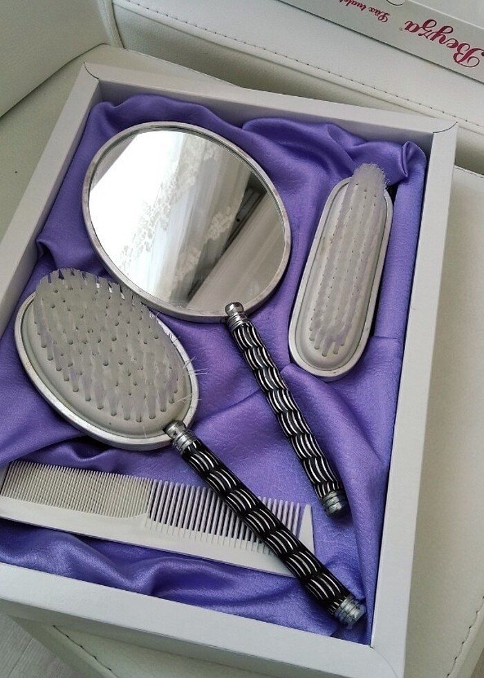 Çeyiz bohçalarına ayna tarak seti  - Görsel 3