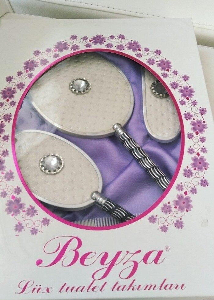 Çeyiz bohçalarına ayna tarak seti  - Görsel 5