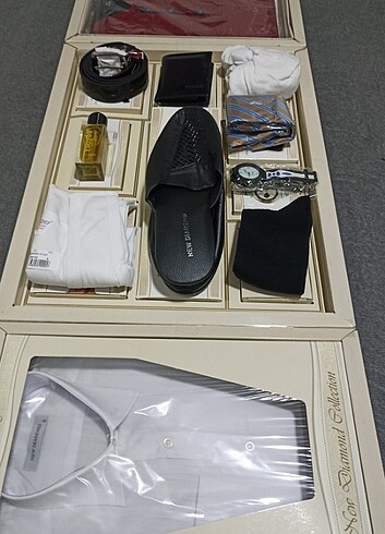 Çeyiz bohçalarına damat seti  - Görsel 7