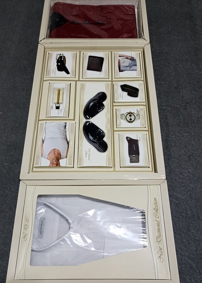 Çeyiz bohçalarına damat seti  - Görsel 2