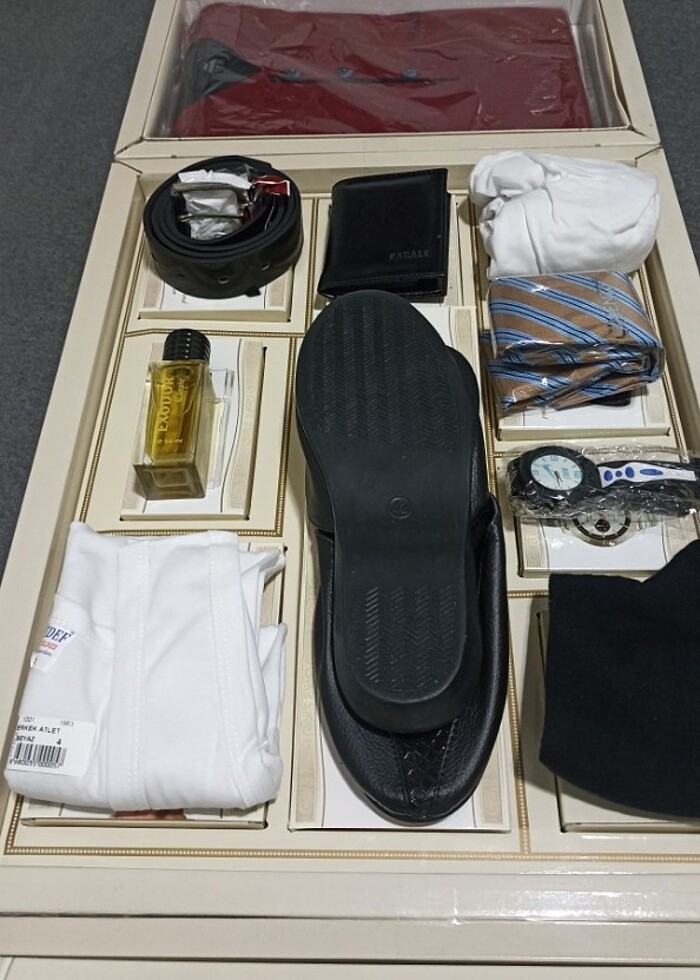 Çeyiz bohçalarına damat seti  - Görsel 4