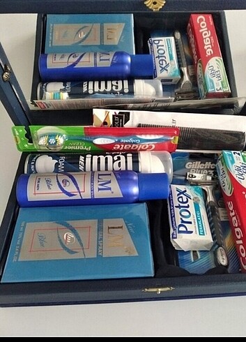 Çeyiz bohçalarına damat tıraş takımı  - Görsel 2