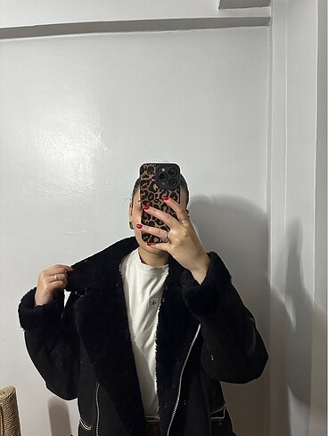 Pull and Bear Tüylü kaban