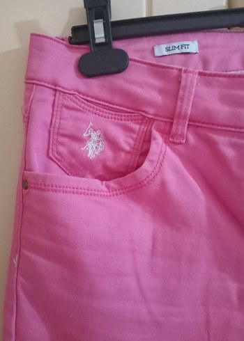40 Beden pembe Renk USS POLO SLİM FİT 40 BEDEN YENİ