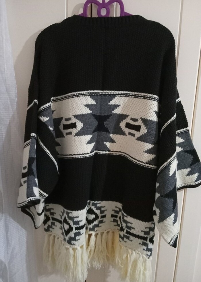 KOTON TRİKO PANÇO - Görsel 2