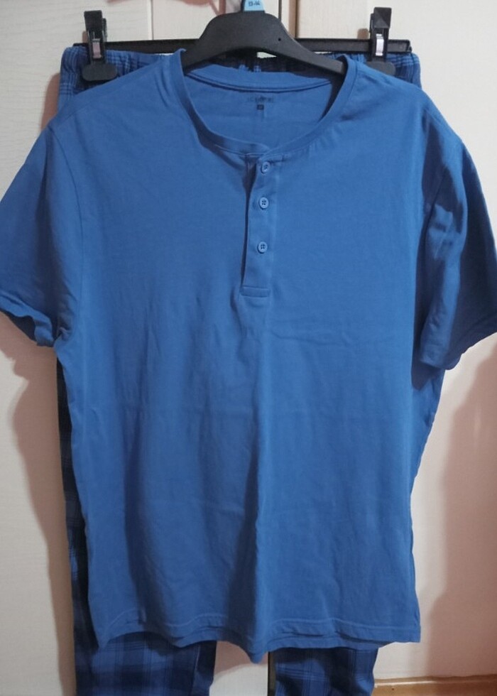 LC WAİKİKİ PİJAMA TAKIMI ERKEK M BEDEN YENİ - Görsel 3