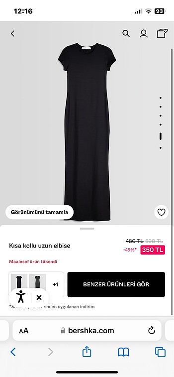 Bershka Bershka elbise/M L uyumlu