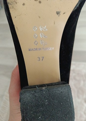 37 Beden Siyah Kadın Topuklu ayakkabı