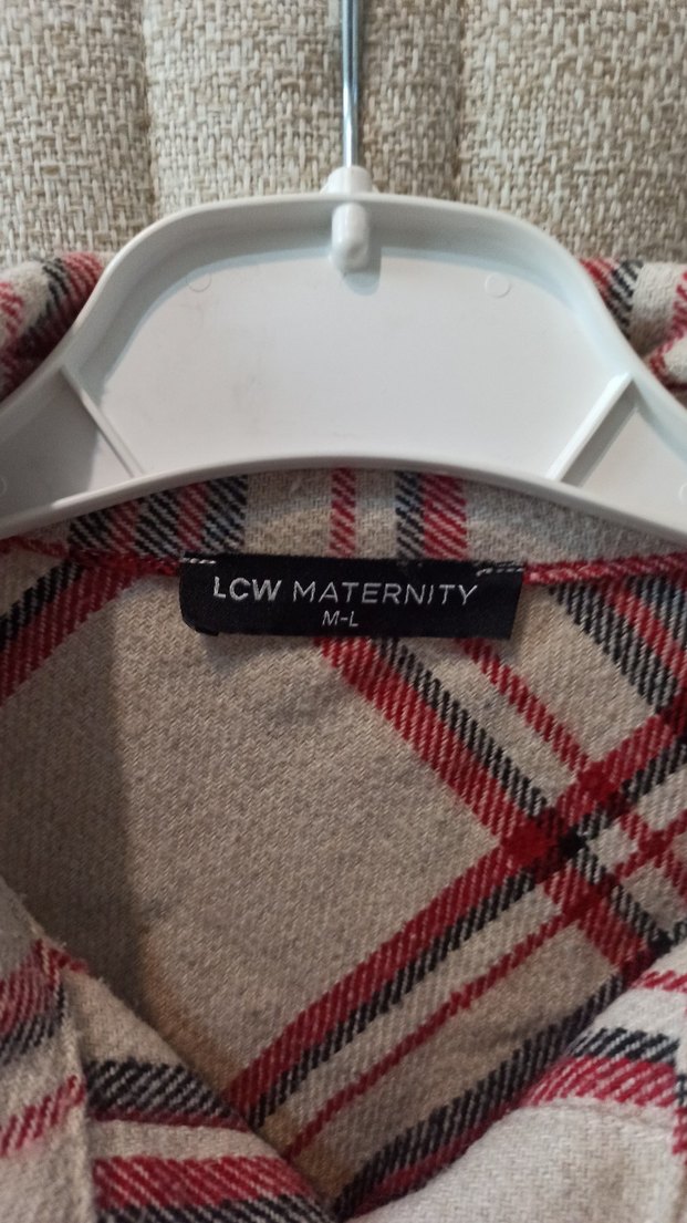 Gri Kareli Uzun Kollu Kadın Gömlek - Görsel 2