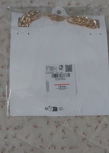  Beden altın Renk Mango Altın Renk Zincir Detaylı Midi Kolye