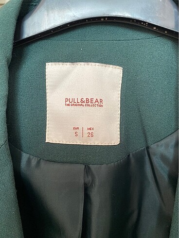 s Beden Blazer Ceket Koyu Yeşil