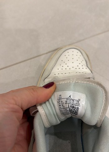 Beyaz Bağcıklı Spor çocuk Sneakers - Görsel 5