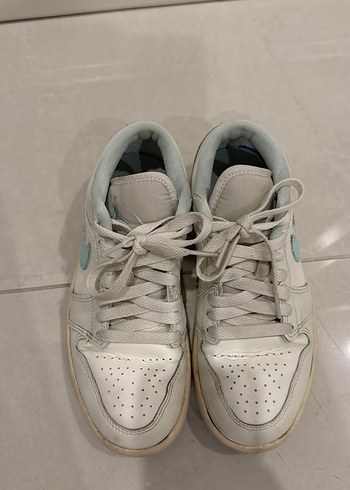 Beyaz Bağcıklı Spor çocuk Sneakers - Görsel 4