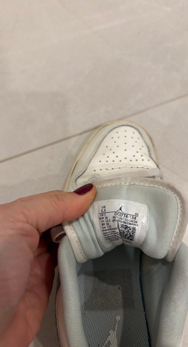 Beyaz Bağcıklı Spor çocuk Sneakers - Görsel 5