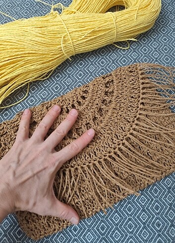 Diğer Hasır kağıt ip el çantası, portföy çanta, clutch. 