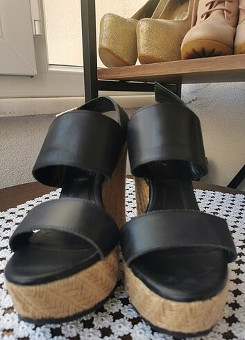 37 Beden Dolgu topuk platform