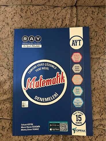 Toprak yayınları ayt matematik deneme