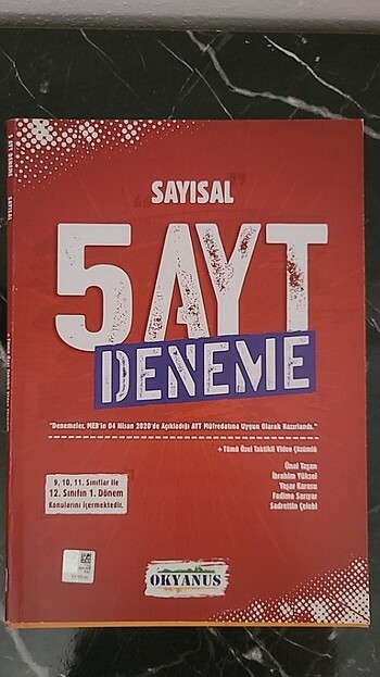 Okyanus Yayınları 5'li AYT Deneme