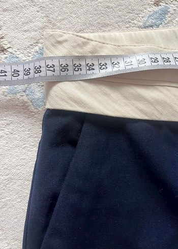 Zara lacivert kumaş pantolon - Görsel 4